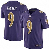 Nike Men & Women & Youth Ravens 9 Justin Tucker Purple Color Rush Limited Jersey,baseball caps,new era cap wholesale,wholesale hats